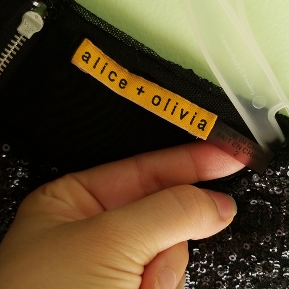 Alice + Olivia Sequin Mini Dress - Picture 6 of 8